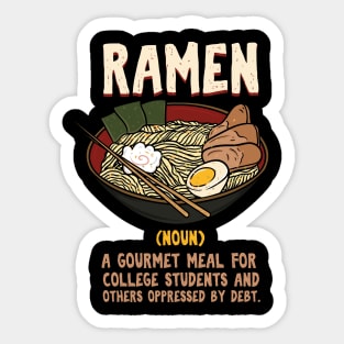 Ramen Noodles Definition Sticker